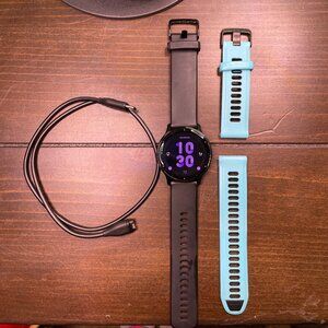 Garmin Venu 3 - Slate Stainless Steel Bezel with Black Case and Silicone Band
